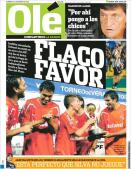 Las portadas de la prensa deportiva