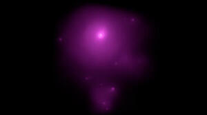 Encuentran un gigantesco agujero negro de 40.000 millones de masas solares