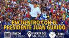 Guaidó contesta al desplante de Sánchez con una gran concentración en Madrid