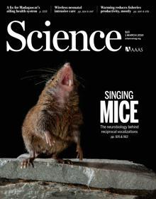 Portada de la revista «Science»