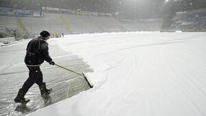 Una impresionante nevada suspende el Parma-Juventus