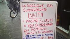 La campaña de los comerciantes para «no dar limosna a los mendigos» se extiende a toda Italia