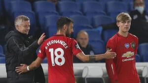 Bruno Fernandes desarma al Brighton