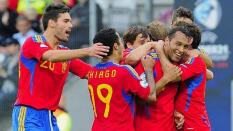 Once de gala en la selección española