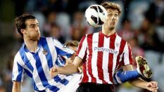 Bielsa expulsa a Llorente del entrenamiento