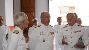 El almirante jefe de Estado Mayor de la Armada visita el Mando Naval de Canarias