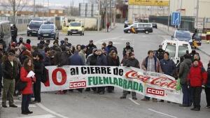 Medio año de prisión para un trabajador de Coca-Cola por agredir a dos policías en una manifestación