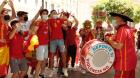 Así han vivido epañoles y eslovacos la previa del gran duelo de la Eurocopa en Sevilla