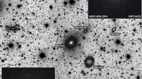 Otra galaxia sin materia oscura