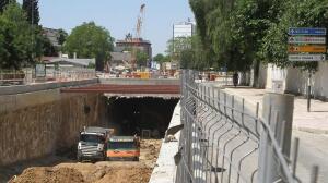 Las obras y los problemas de tráfico de Bueno Monreal no acabarán en junio