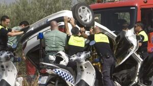 Fallecen tres vecinos de Los Palacios por un choque múltiple en la N-IV