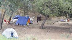 Las acampadas ilegales llegan hasta el Alamillo