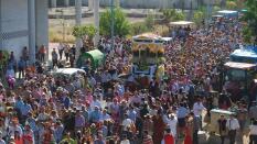 Ambiente festivo en Cuarto para recibir a la Virgen de Valme