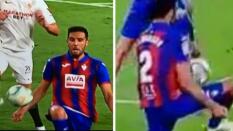 Sevilla - Eibar: El penalti por manos de Burgos que Mateu no quiso ver