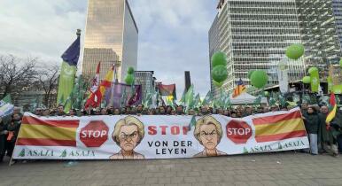 Tachan de «insuficientes» las medidas anunciadas por Bruselas para aplacar el enfado agrario