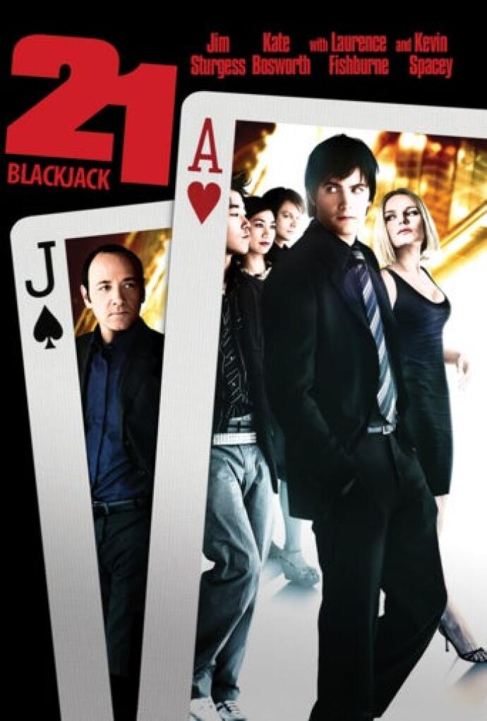 Pelicula 21 black jack personajes